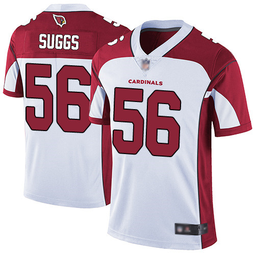 Arizona Cardinals Limited White Men Terrell Suggs Road Jersey NFL Football #56 Vapor Untouchable